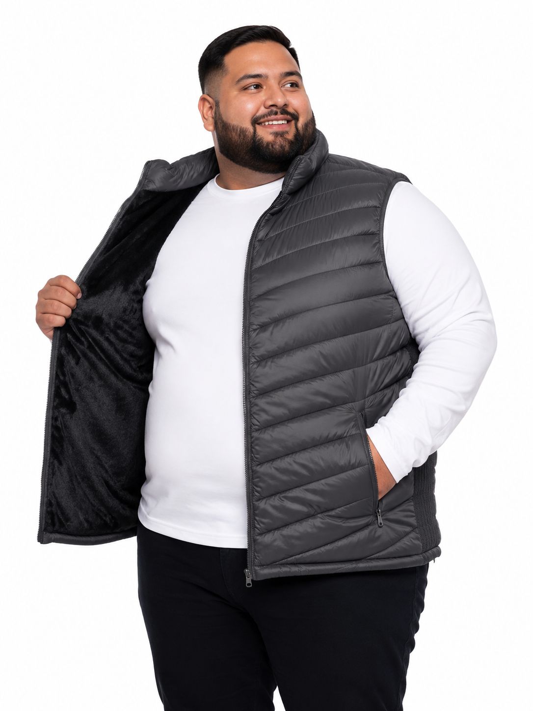 Colete Puffer Plus Size Tormenta