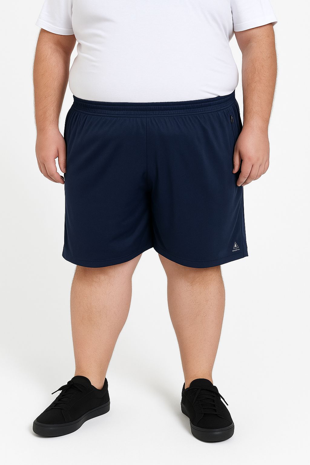 Bermuda Esportiva Helanca Zíper Tormenta