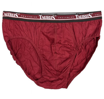 Kit 3 Cuecas Slip Adulto Algodão com Cós Elástico Taurus