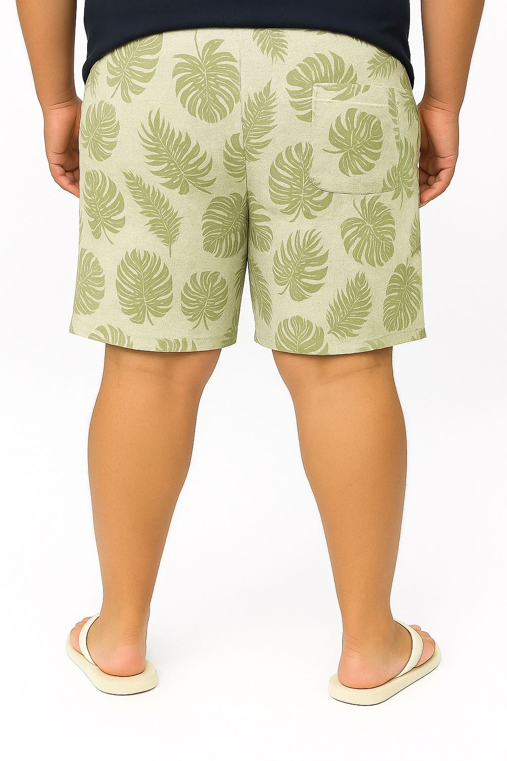 Shorts Elastano Floral Plus Size Tormenta
