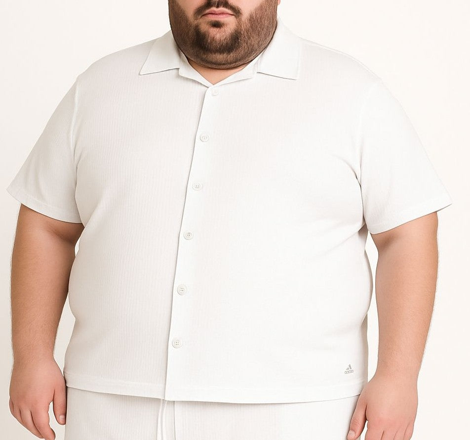 Camisa Waffle Plus Size Tormenta