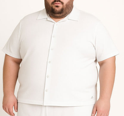 Camisa Waffle Plus Size Tormenta