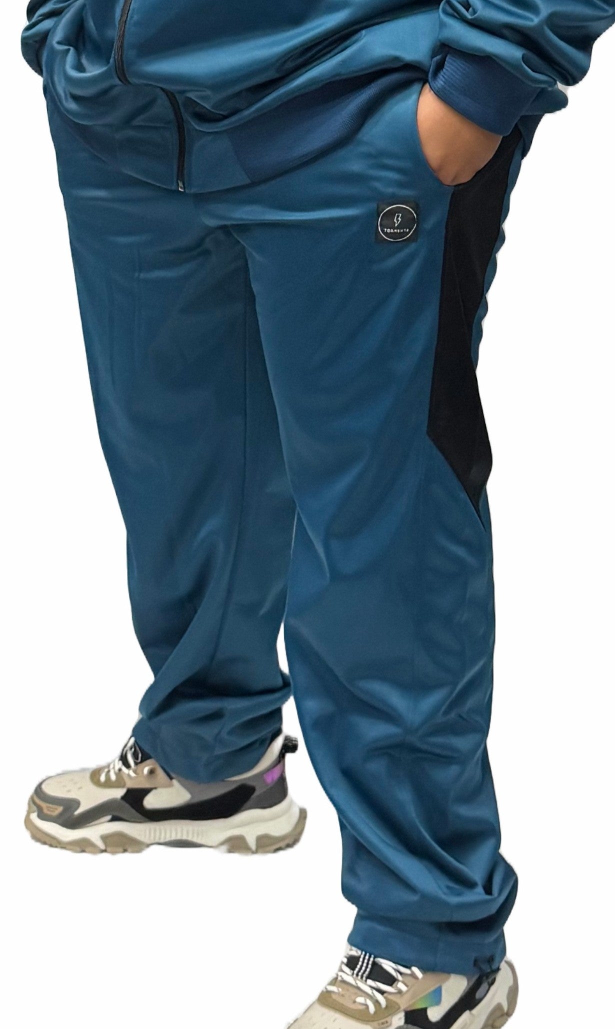 Calça Esportiva Shimpa Flanelada Plus Size Tormenta