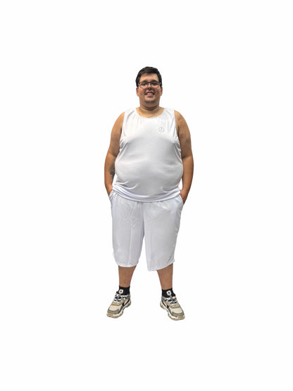 Bermuda Esportiva Dry-Fit Mesh Plus Size Tormenta