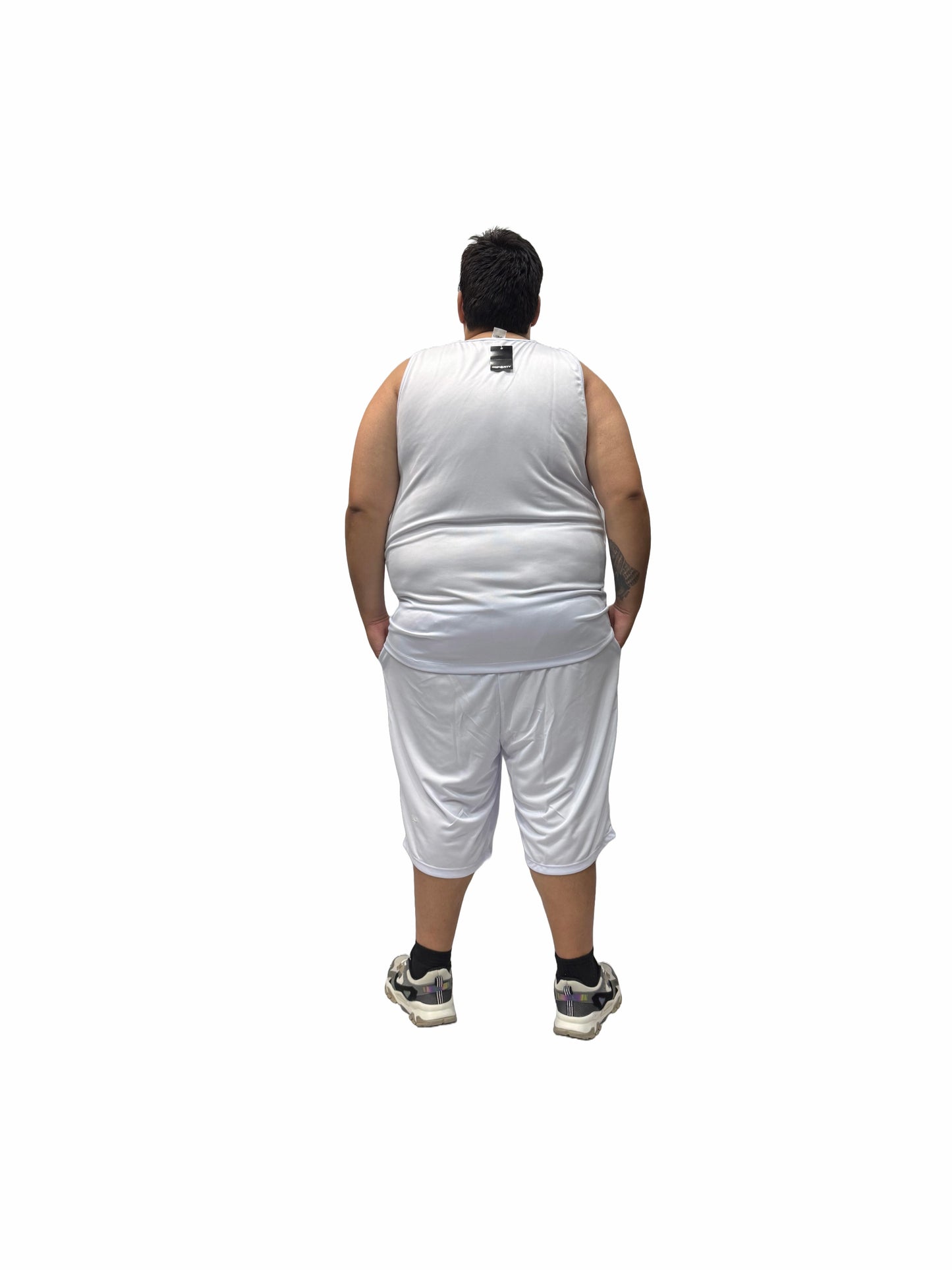 Bermuda Esportiva Dry-Fit Mesh Plus Size Tormenta