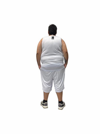 Bermuda Esportiva Dry-Fit Mesh Plus Size Tormenta