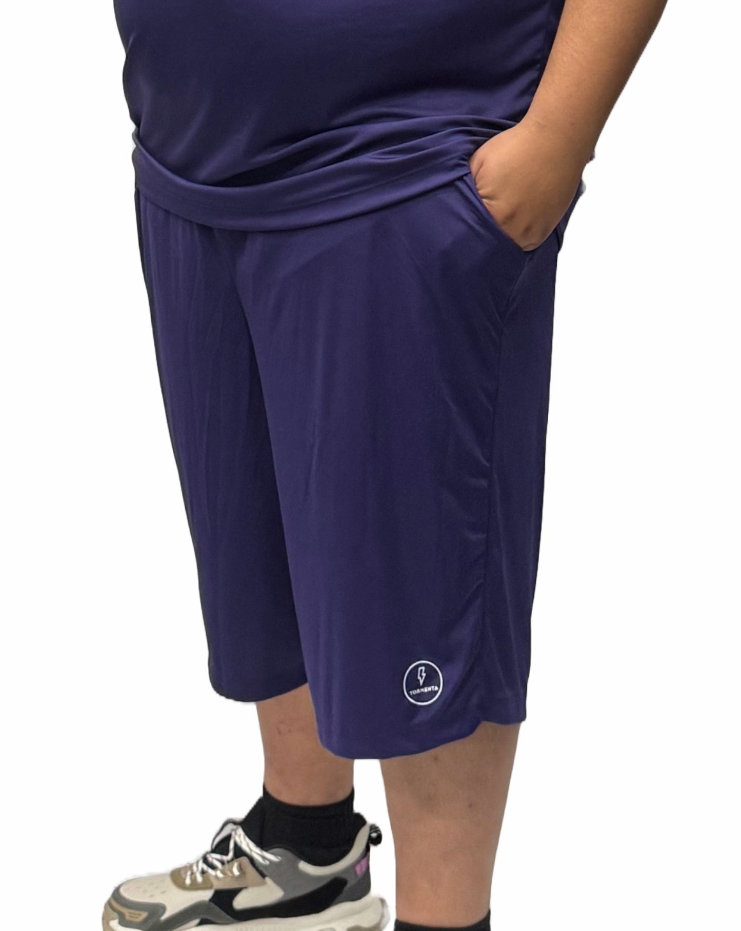 Bermuda Esportiva Dry-Fit Plus Size Tormenta