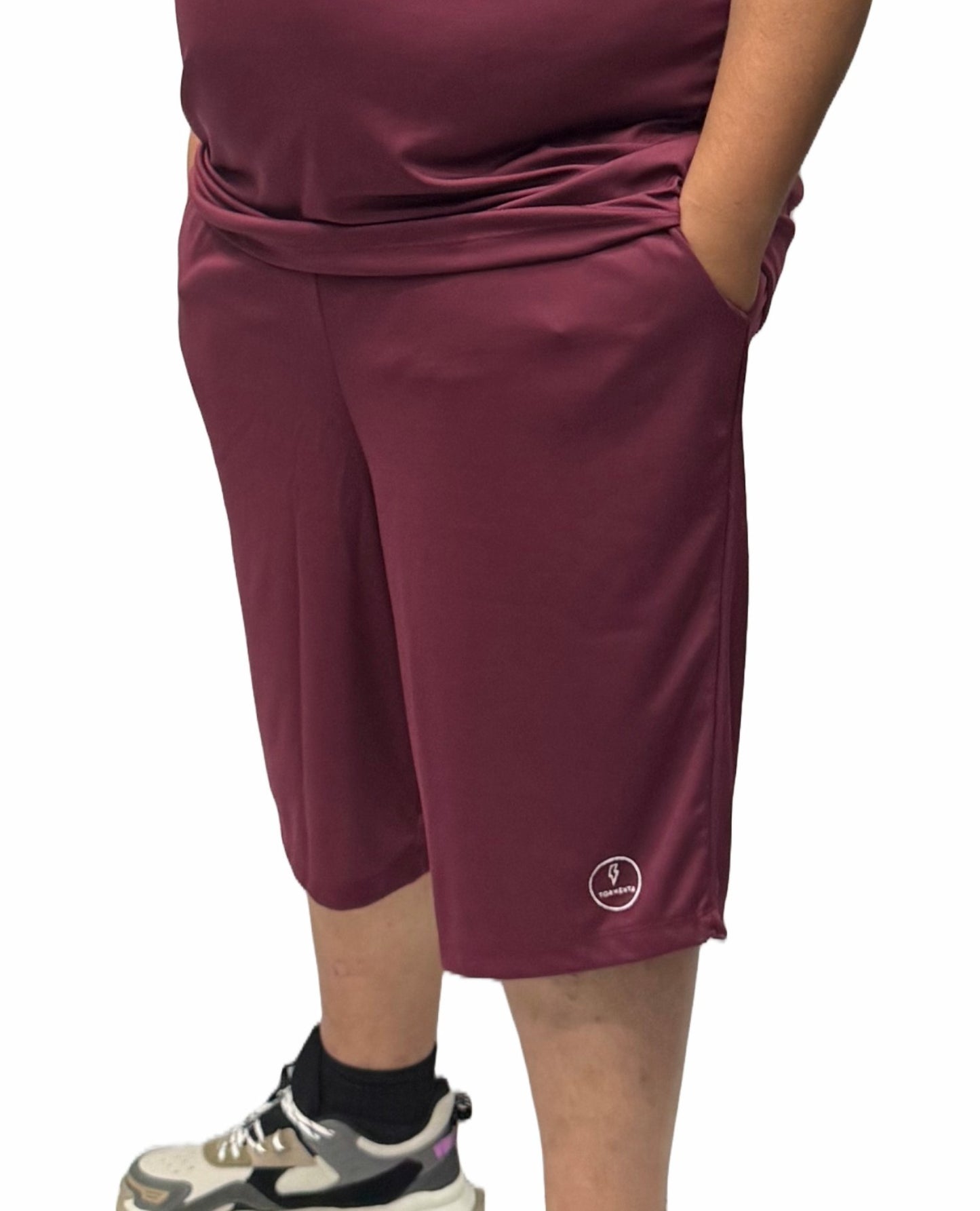 Bermuda Esportiva Dry-Fit Mesh Plus Size Tormenta