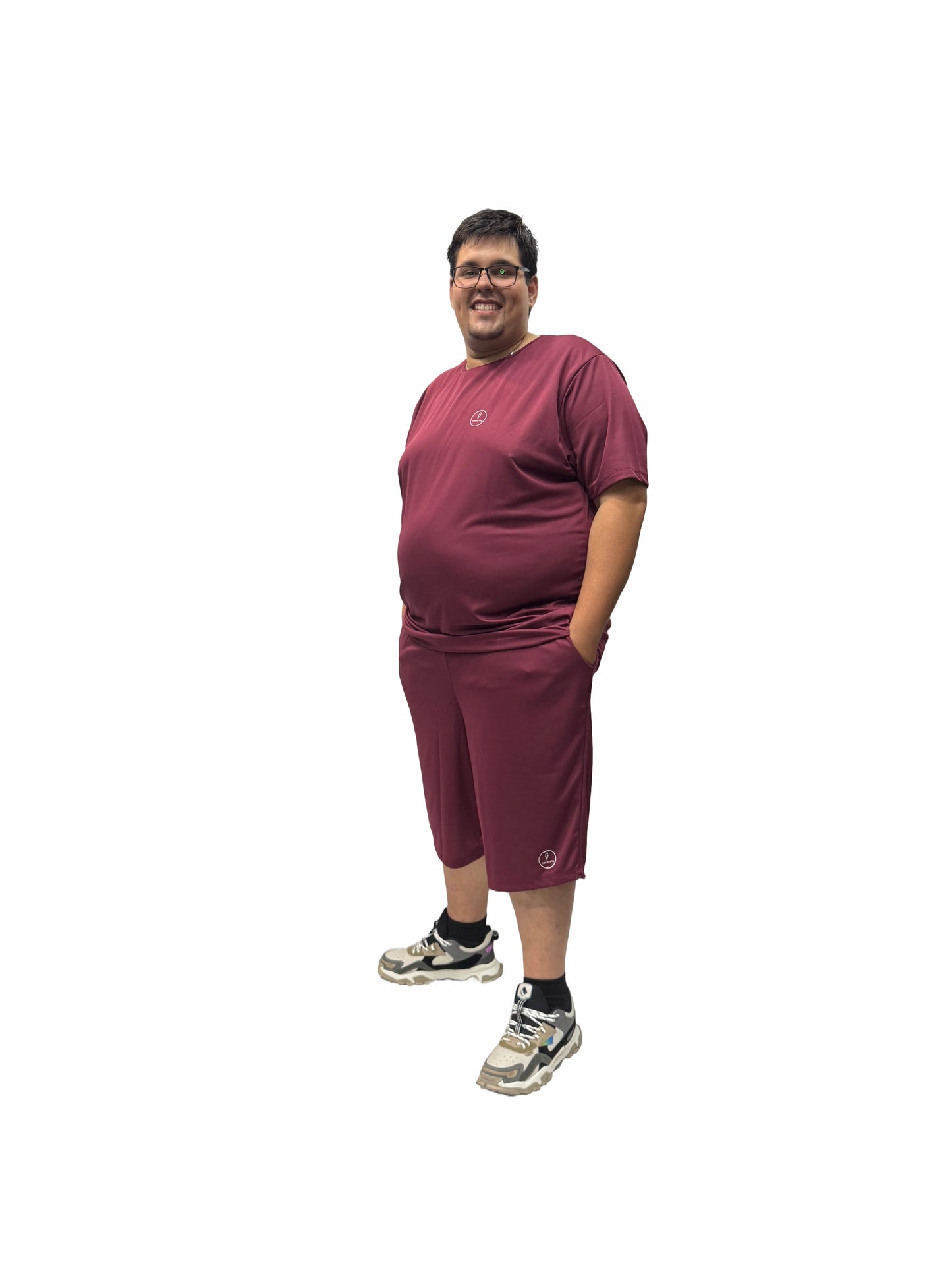 Bermuda Esportiva Dry-Fit Mesh Plus Size Tormenta