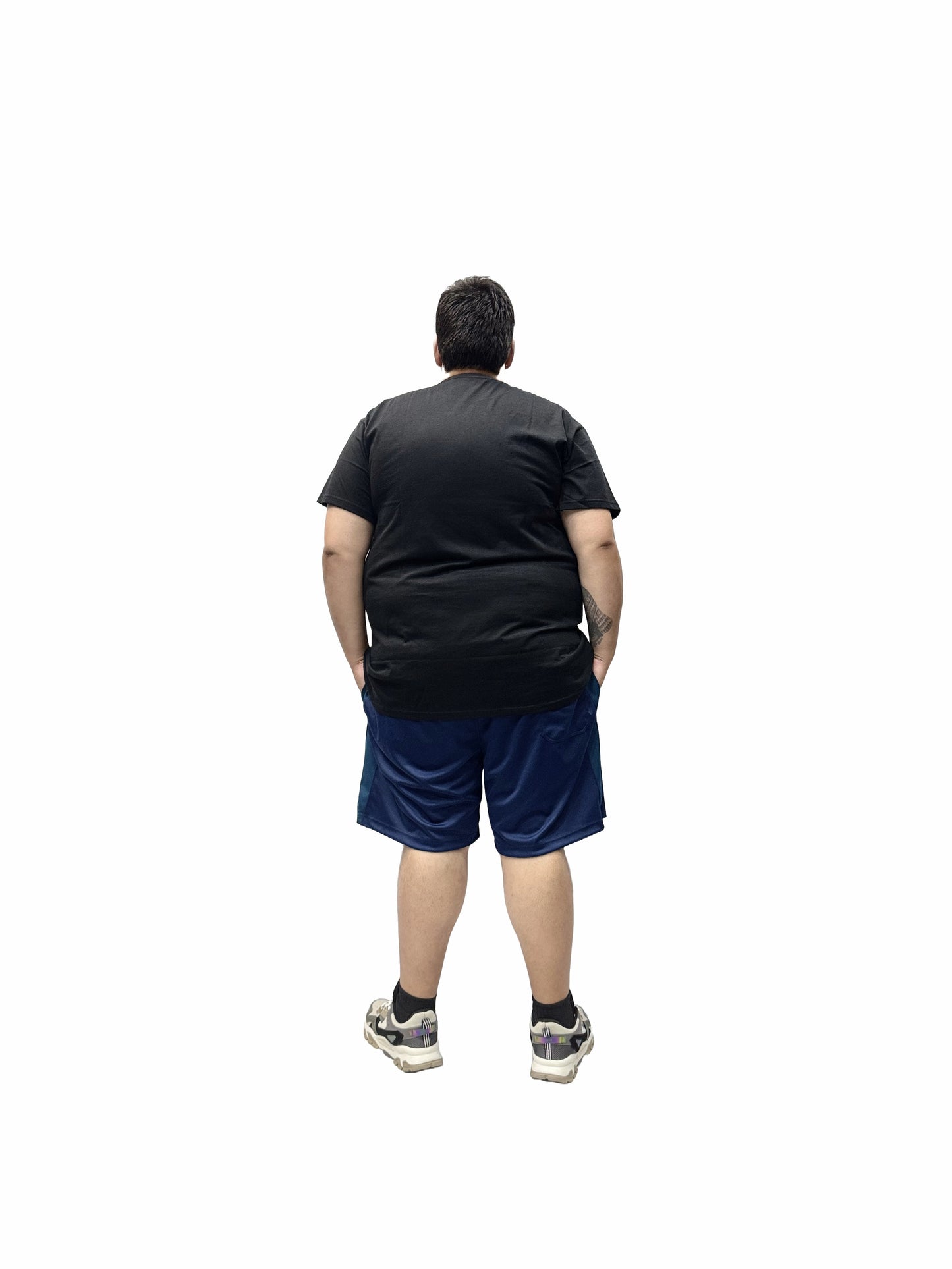 Shorts Esportivo Helanca Plus Size Tormenta Listra