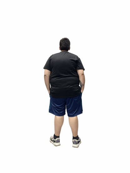 Shorts Esportivo Helanca Plus Size Tormenta Listra