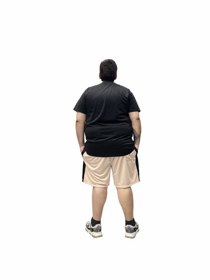 Shorts Esportivo Helanca Plus Size Tormenta Listra