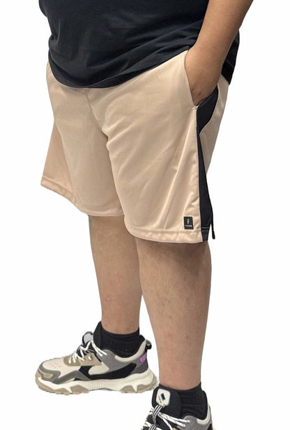 Shorts Esportivo Helanca Plus Size Tormenta Listra