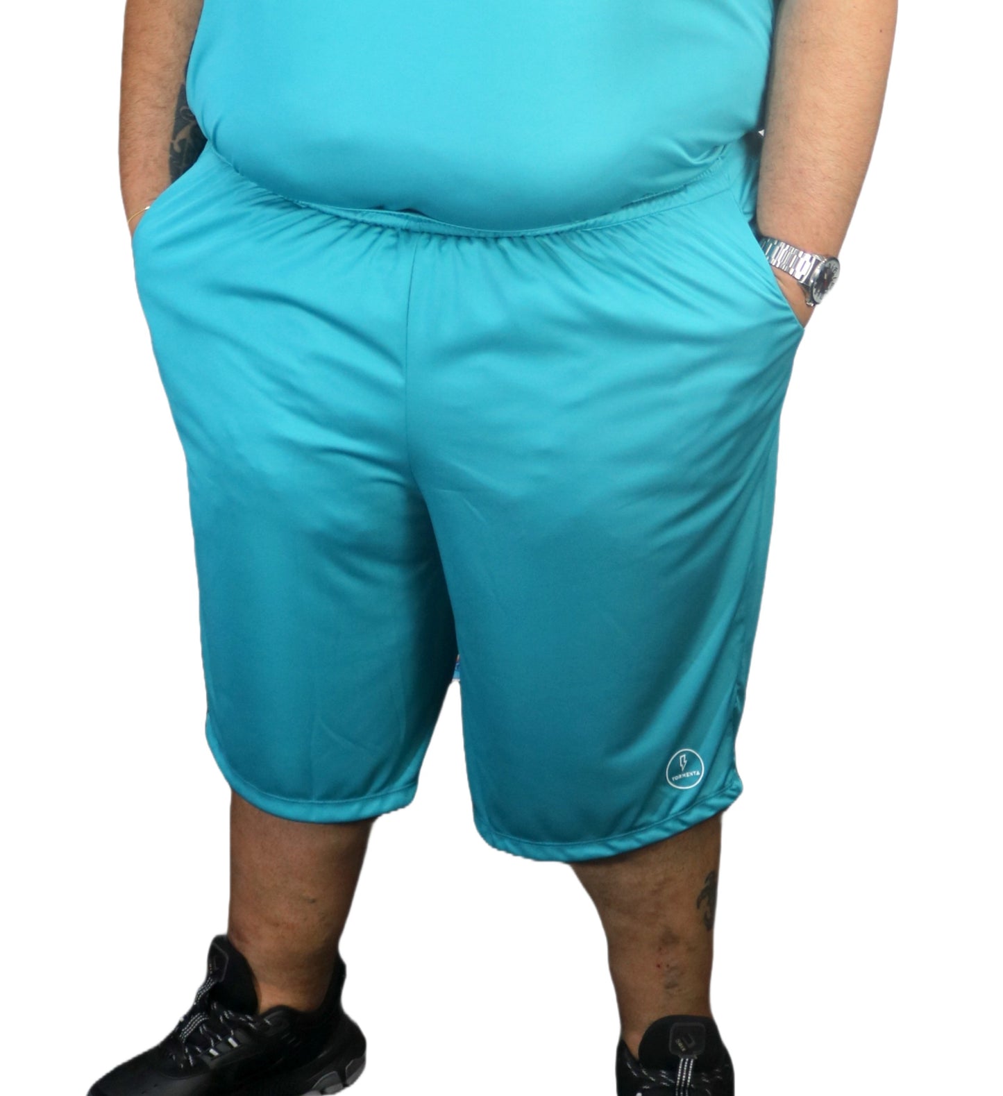 Bermuda Esportiva Dry-Fit Plus Size Tormenta