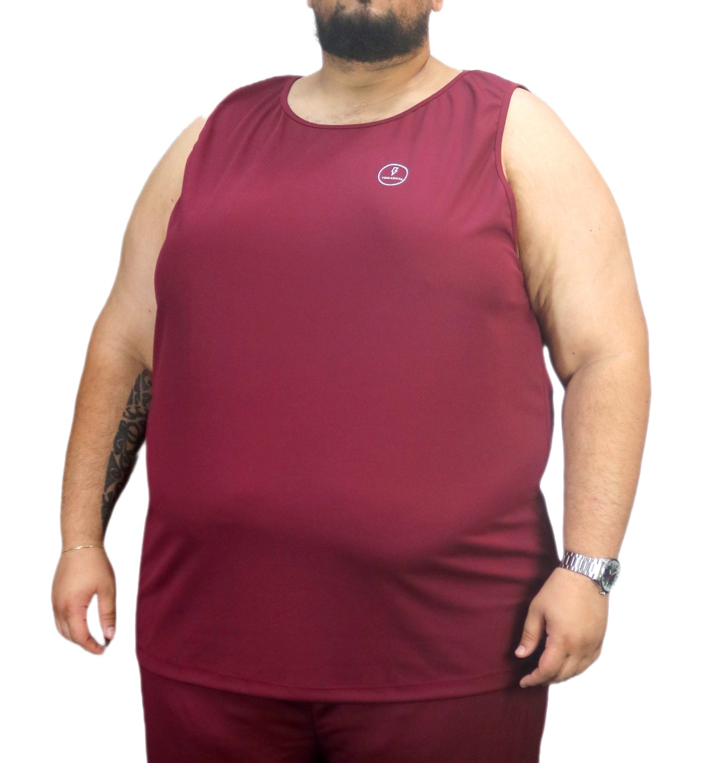 Regata Esportiva Dry-Fit Mesh Plus Size Tormenta