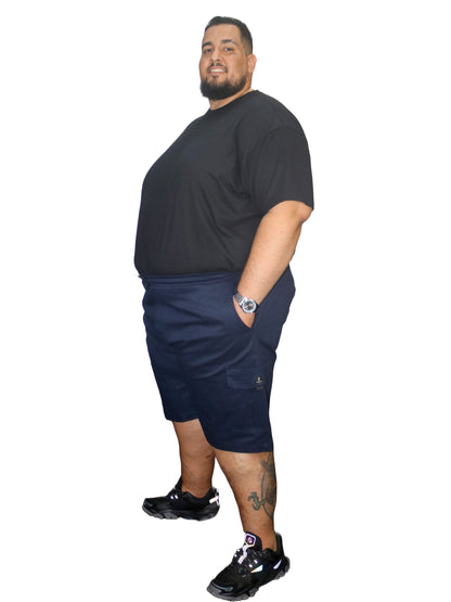 Bermuda Cargo Sarja Elastano Plus Size Tormenta