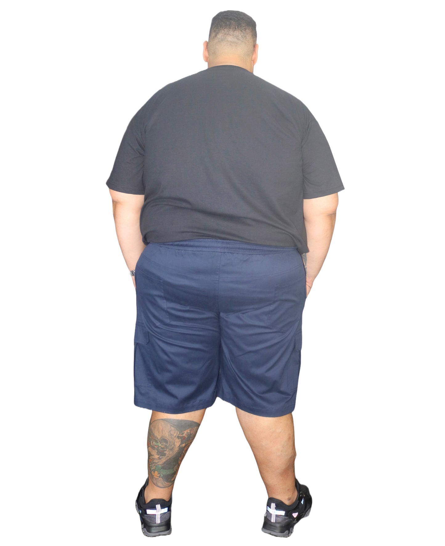 Bermuda Cargo Sarja Elastano Plus Size Tormenta