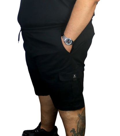 Bermuda Cargo Sarja Elastano Plus Size Tormenta
