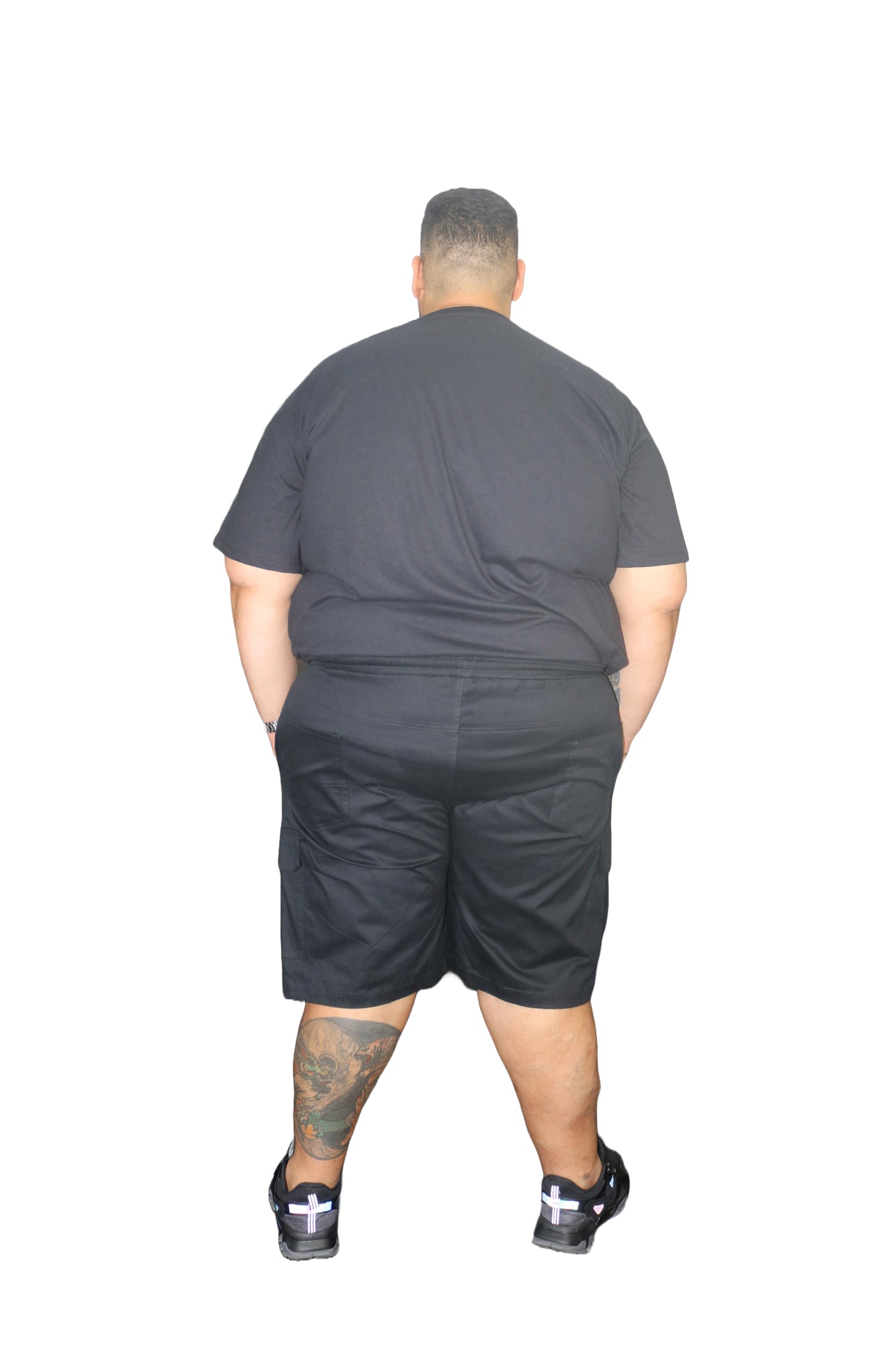 Bermuda Cargo Sarja Elastano Plus Size Tormenta