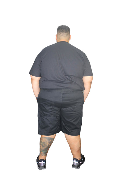 Bermuda Cargo Sarja Elastano Plus Size Tormenta