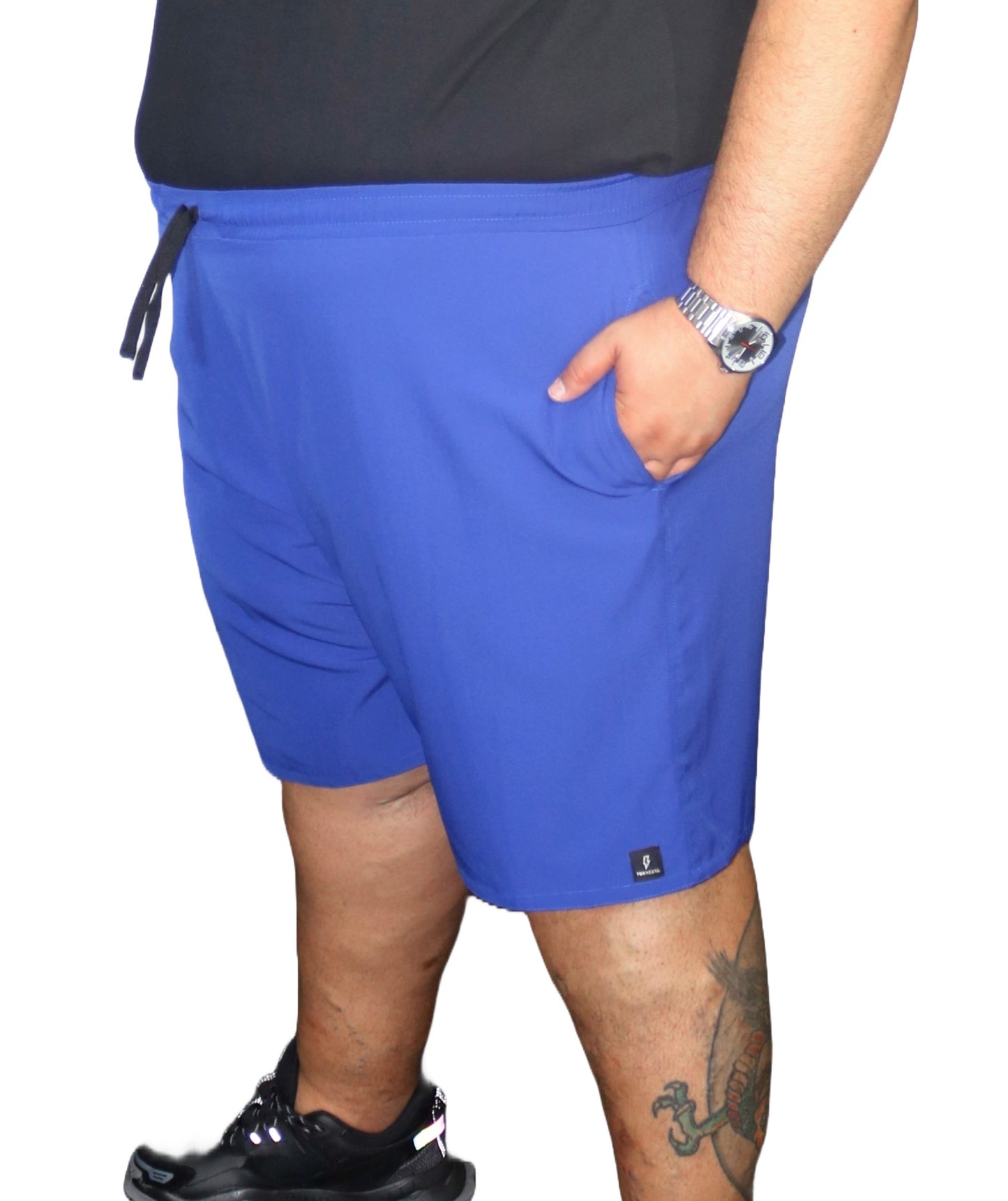 Shorts Água Elastano Plus Size Tormenta