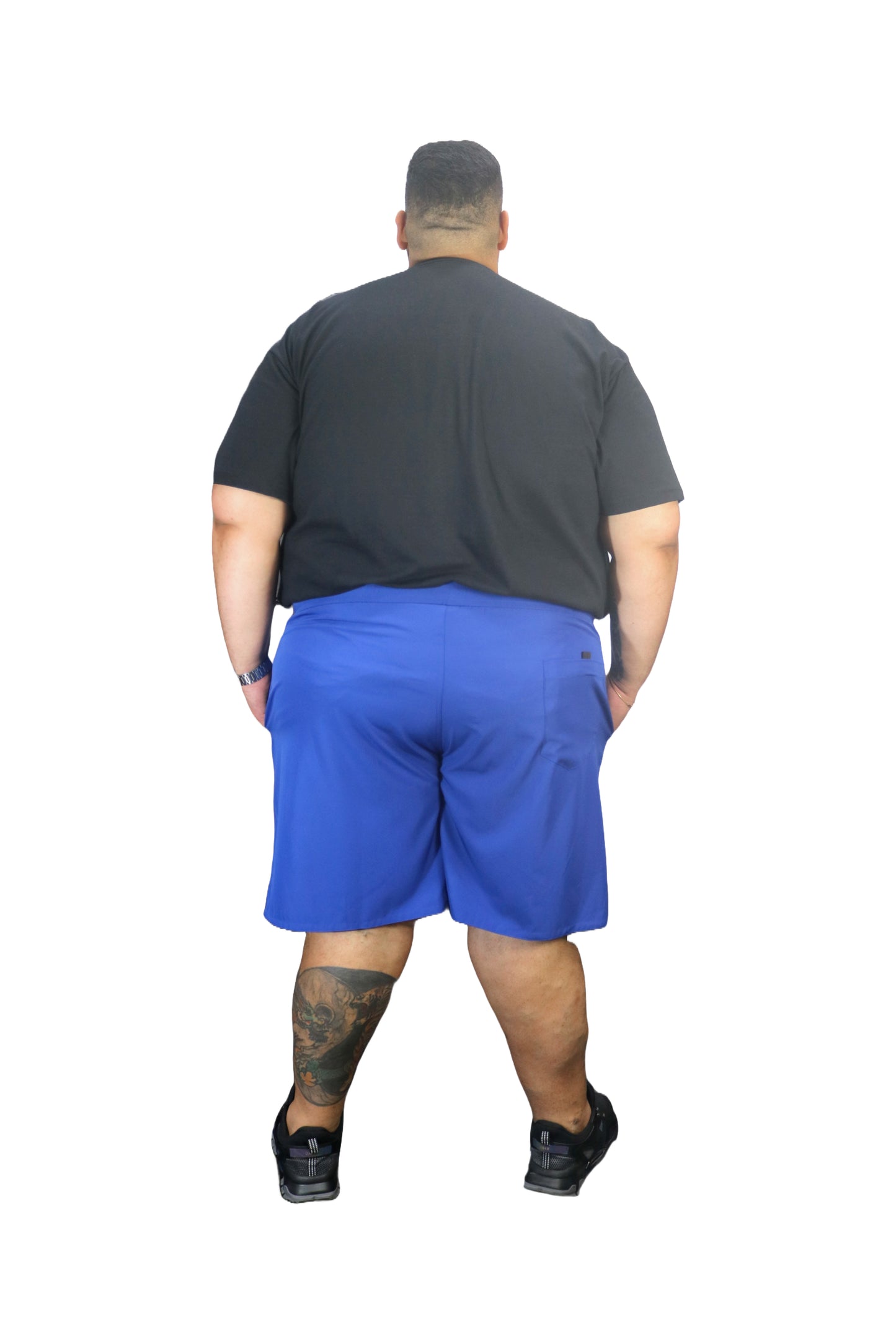 Shorts Água Elastano Plus Size Tormenta