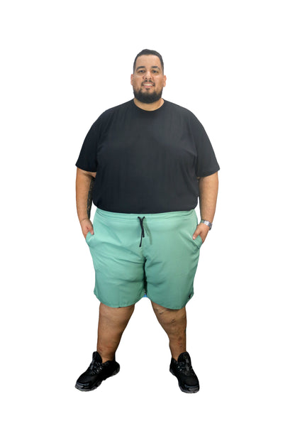Shorts Água Elastano Plus Size Tormenta