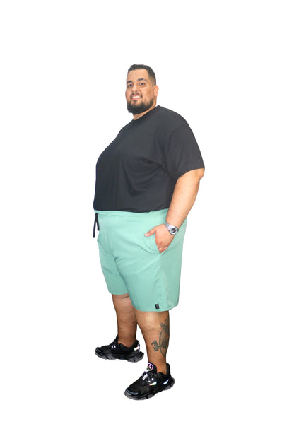 Shorts Água Elastano Plus Size Tormenta