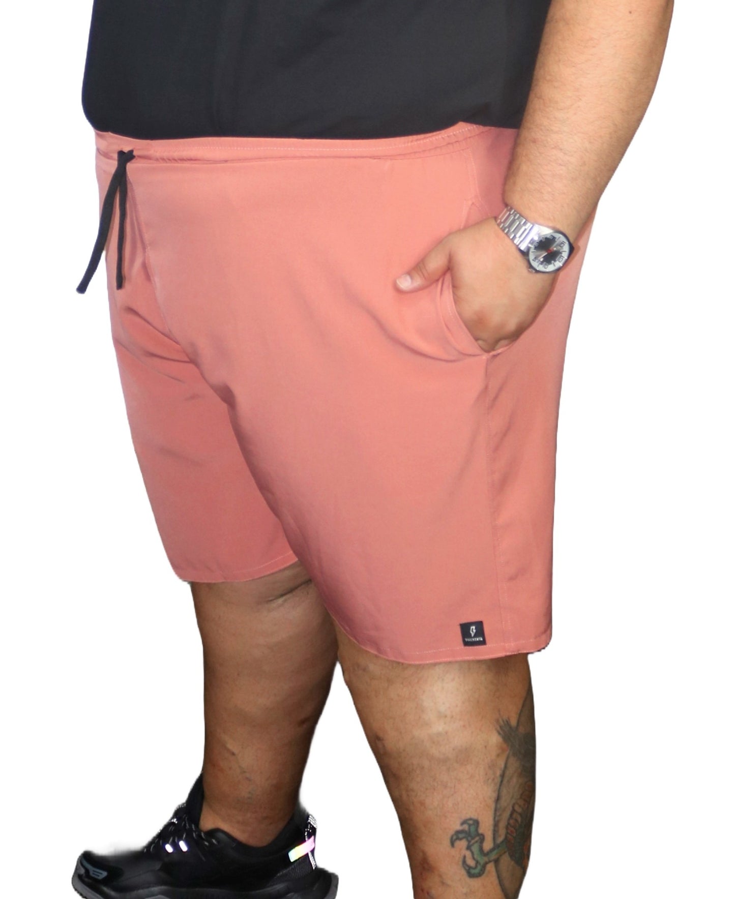 Shorts Água Elastano Plus Size Tormenta