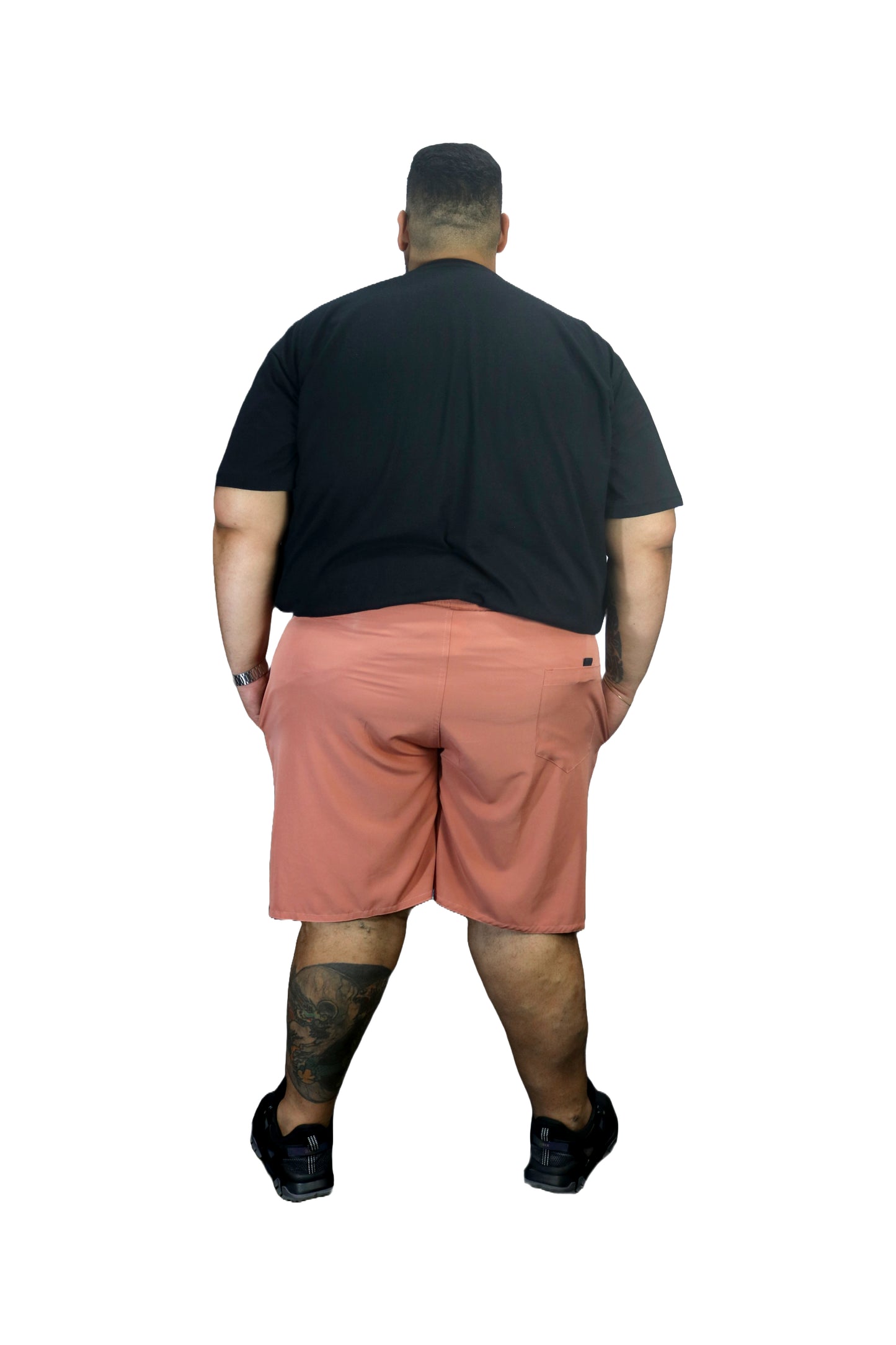 Shorts Água Elastano Plus Size Tormenta