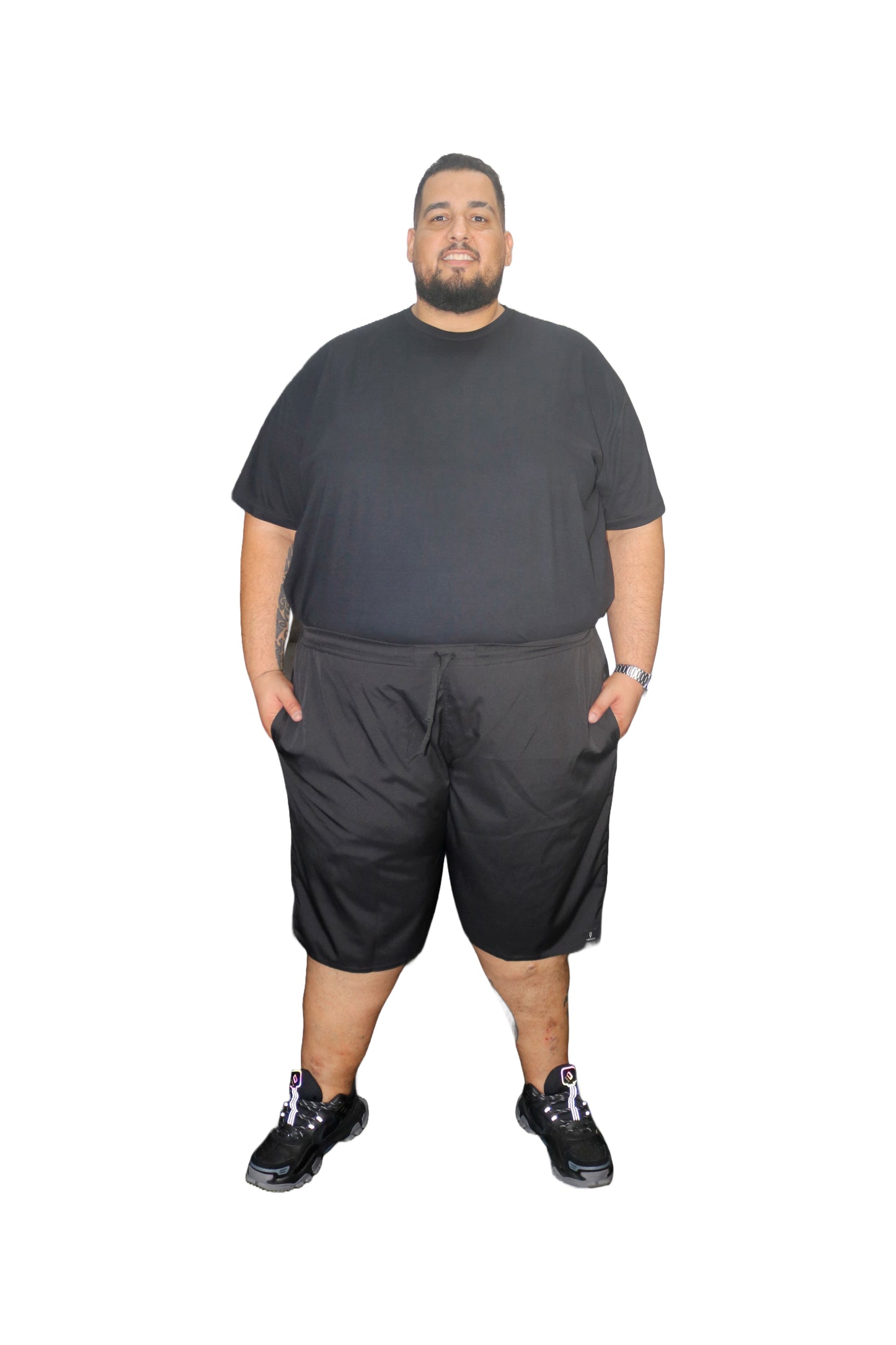 Bermuda Água Elastano Plus Size Tormenta