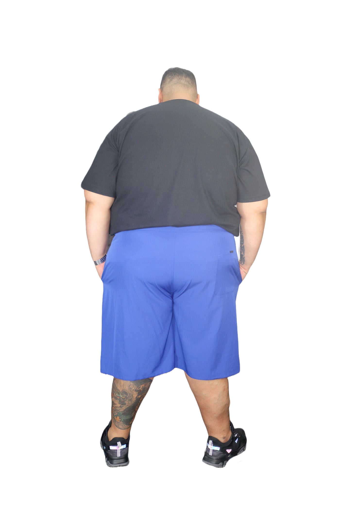 Bermuda Água Elastano Plus Size Tormenta