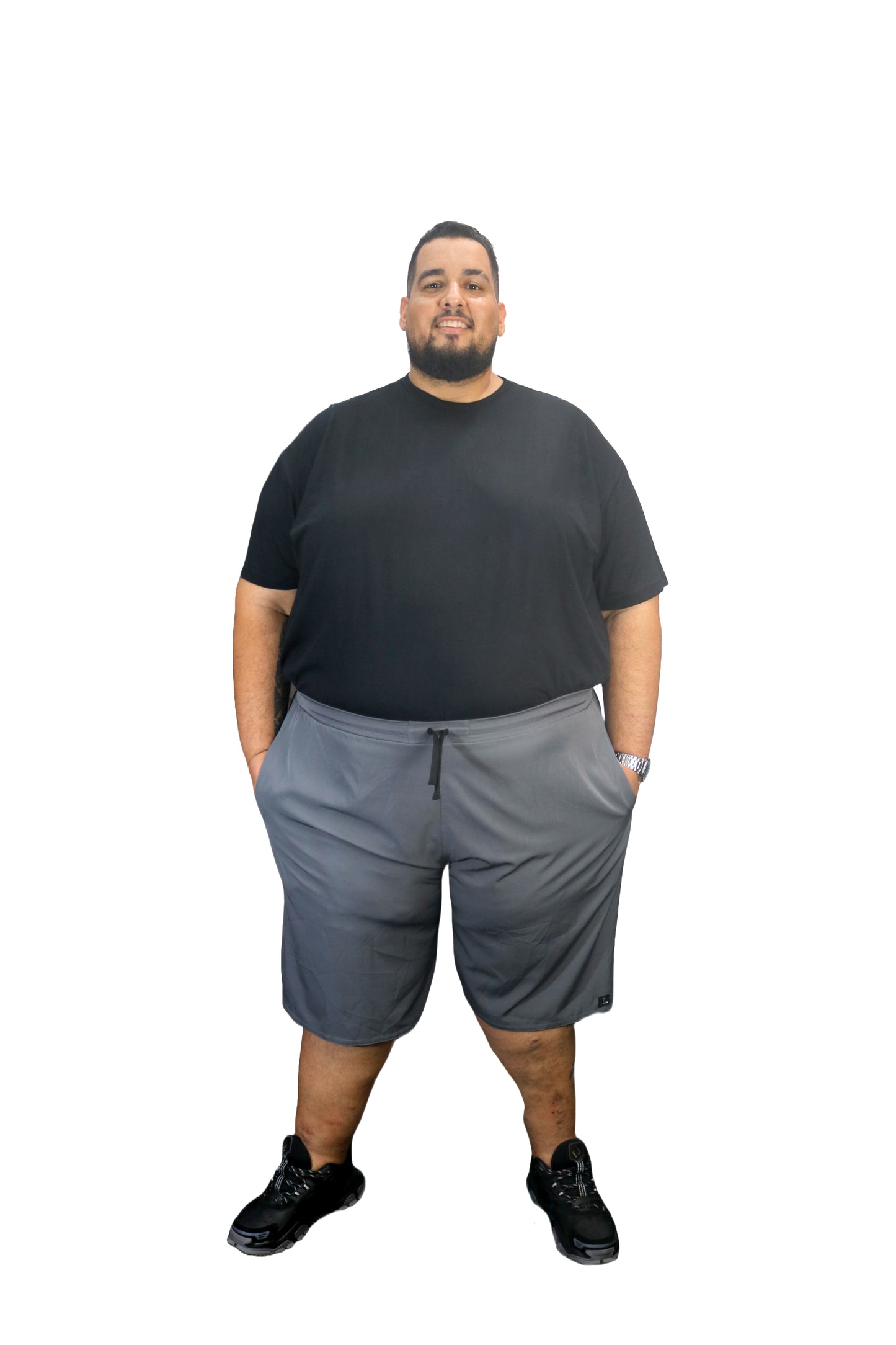 Bermuda Água Elastano Plus Size Tormenta