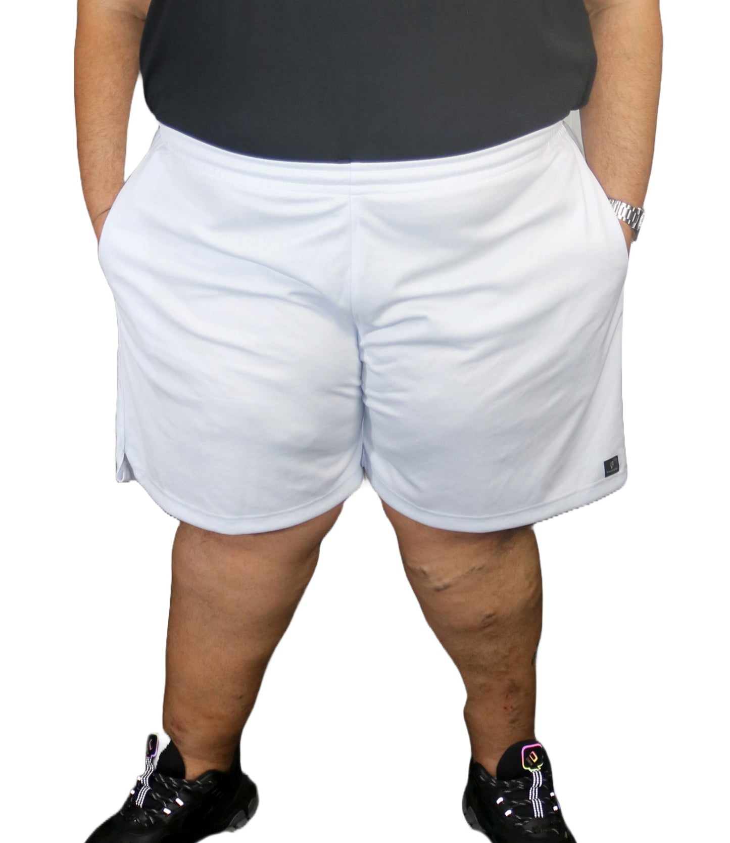 Shorts Esportivo Helanca Plus Size Tormenta