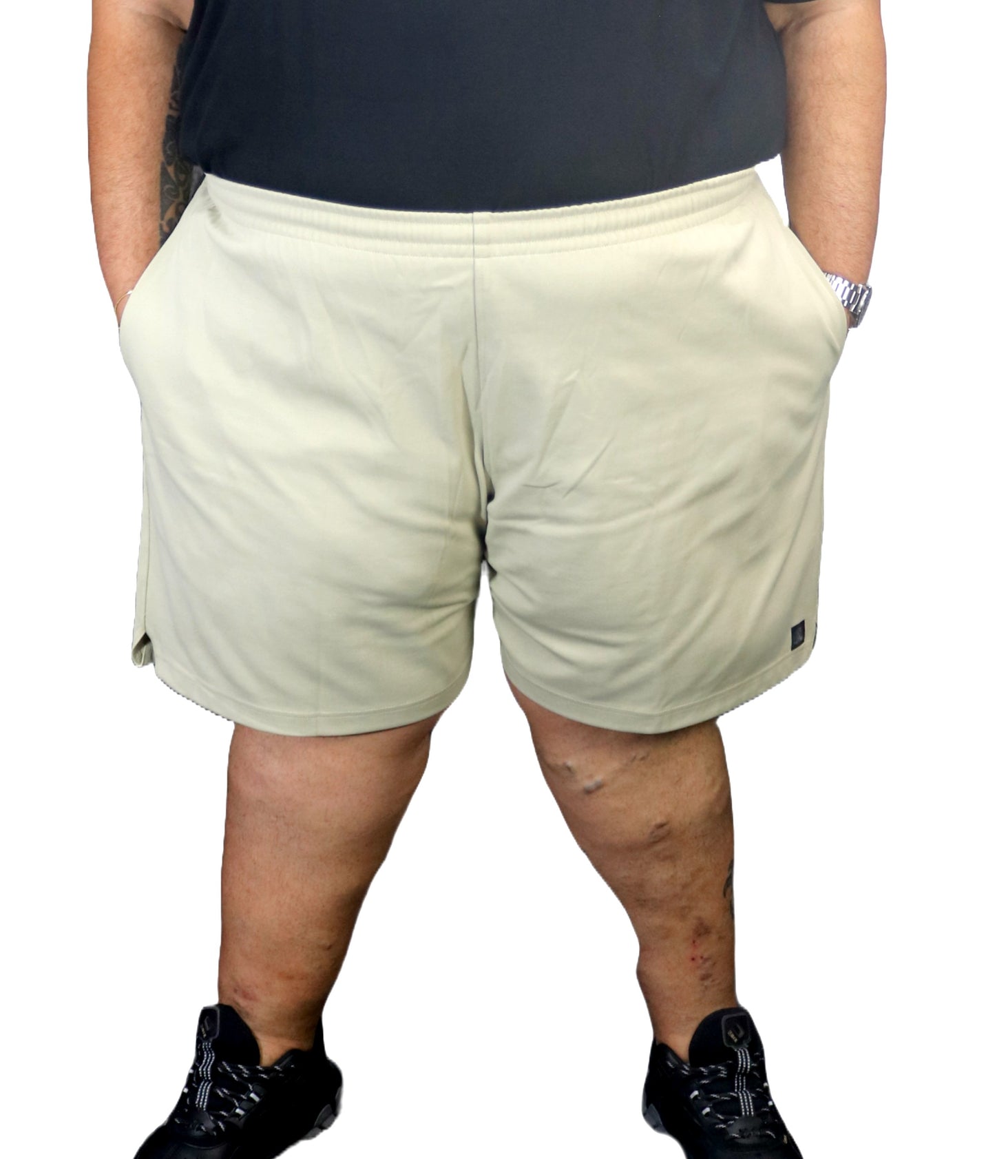 Shorts Esportivo Helanca Plus Size Tormenta