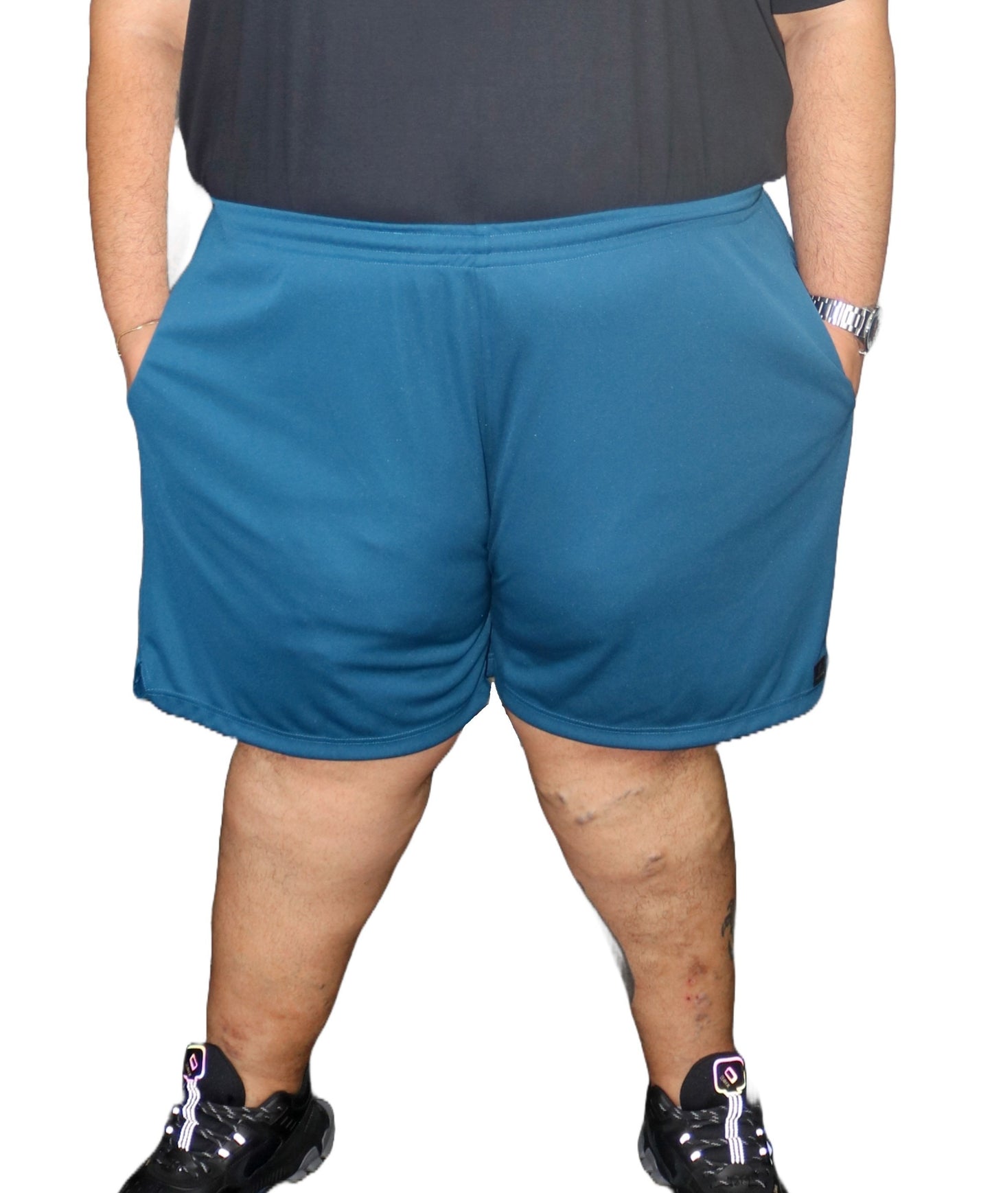 Shorts Esportivo Helanca Plus Size Tormenta