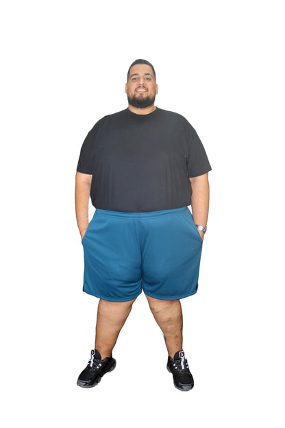 Shorts Esportivo Helanca Plus Size Tormenta