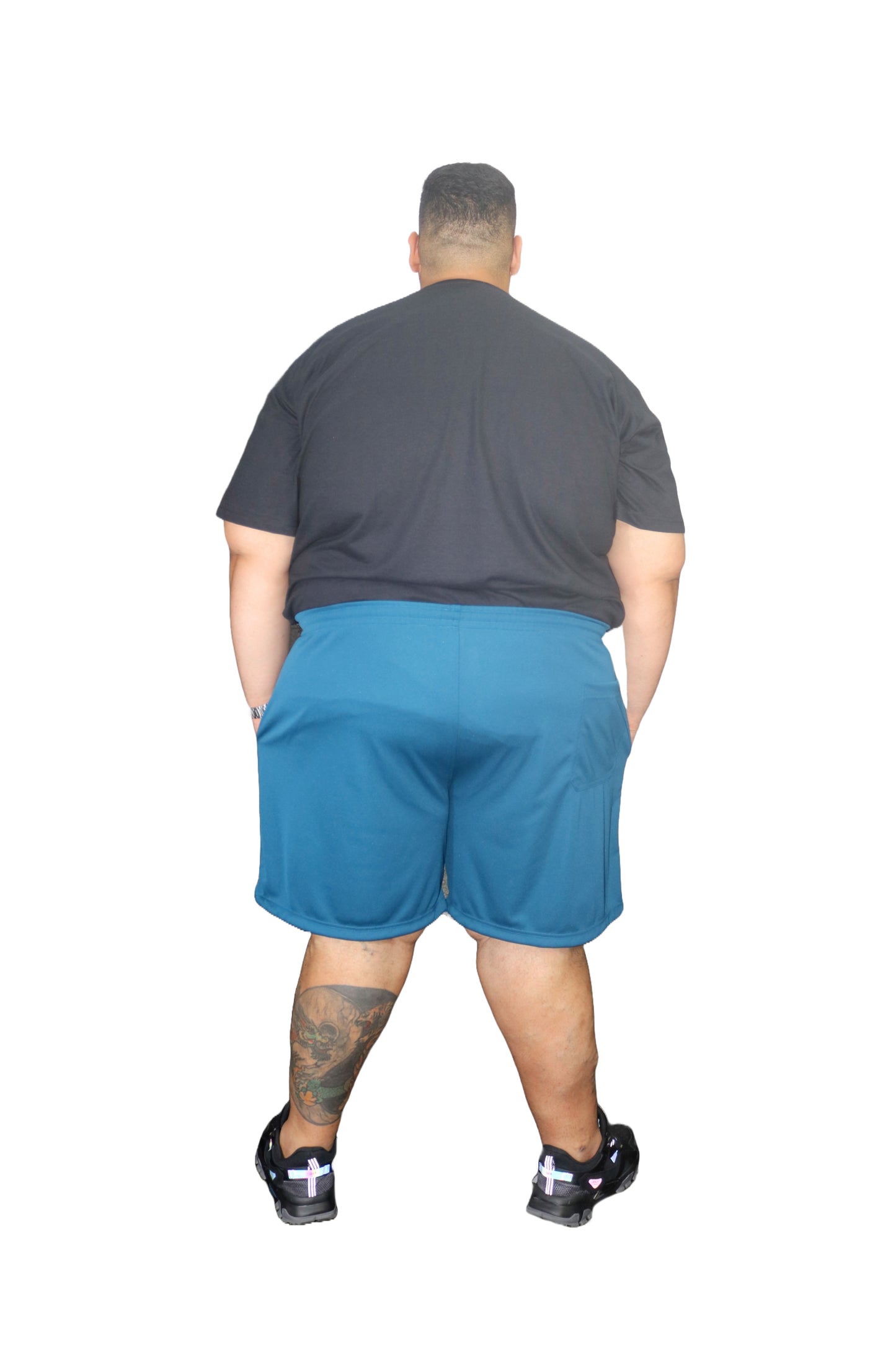 Shorts Esportivo Helanca Plus Size Tormenta