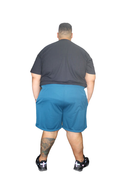 Shorts Esportivo Helanca Plus Size Tormenta