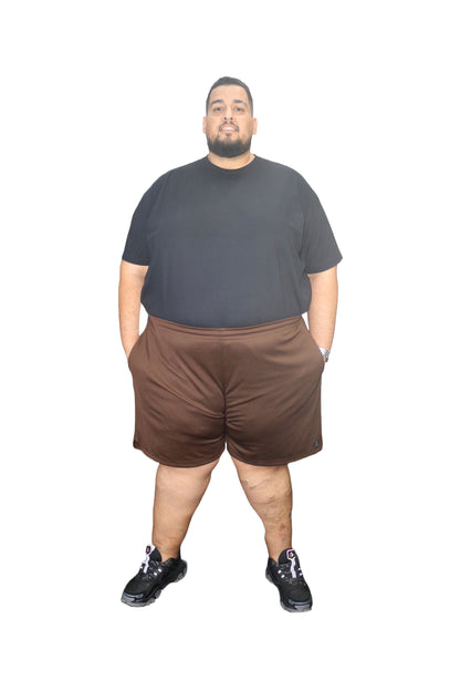 Shorts Esportivo Helanca Plus Size Tormenta