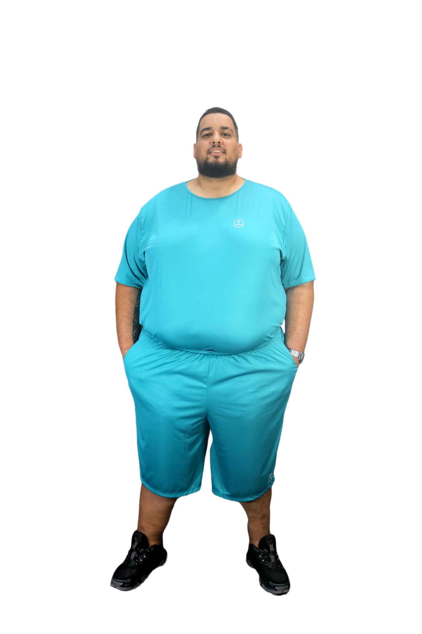 Bermuda Esportiva Dry-Fit Plus Size Tormenta