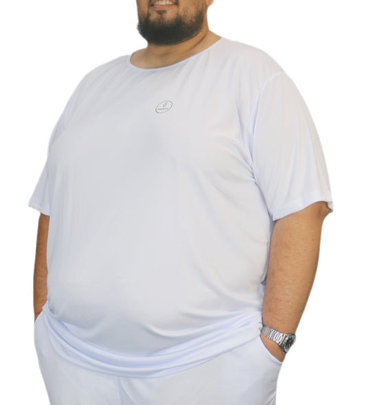 Camiseta Esportiva Dry-Fit Mesh Plus Size Tormenta