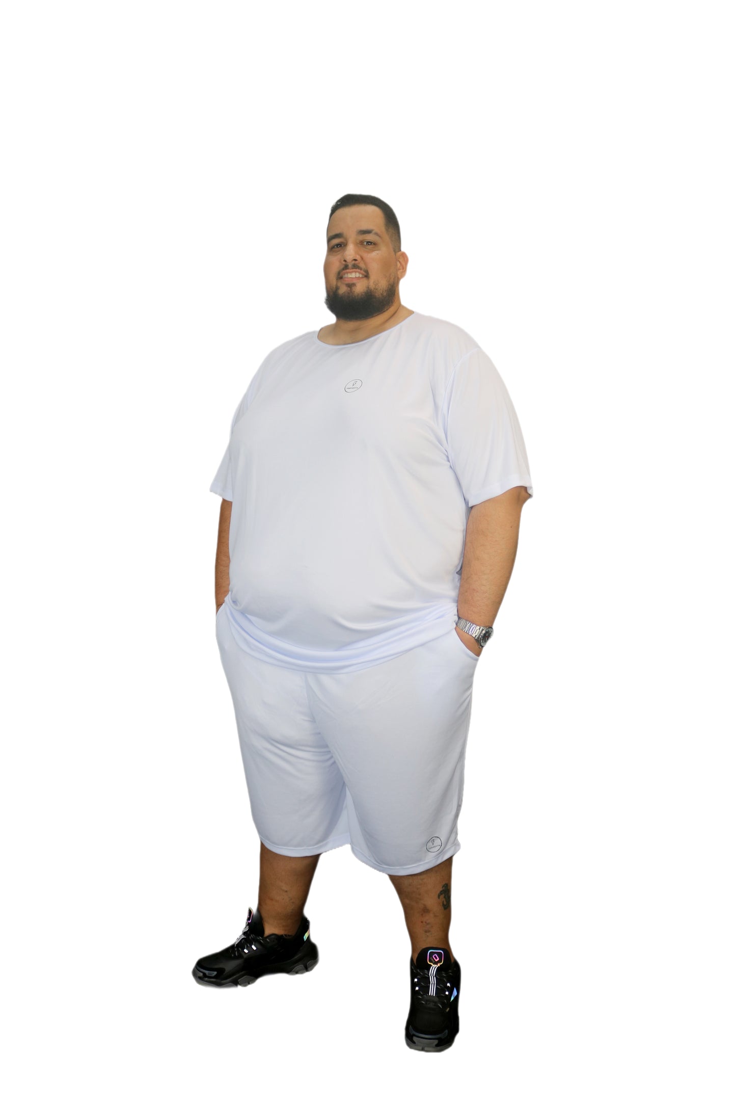 Camiseta Esportiva Dry-Fit Mesh Plus Size Tormenta