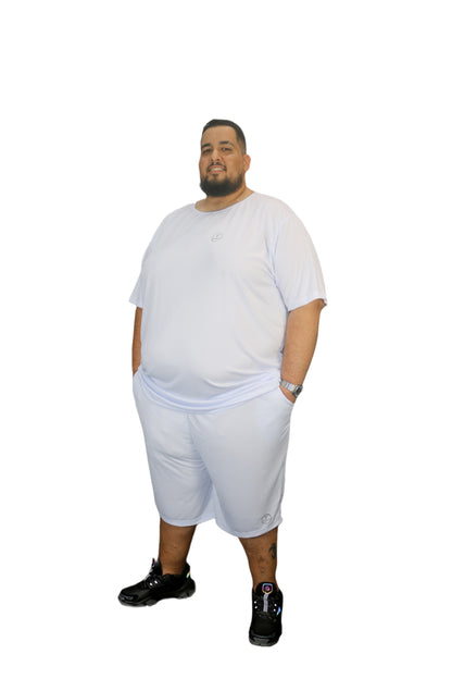 Camiseta Esportiva Dry-Fit Mesh Plus Size Tormenta