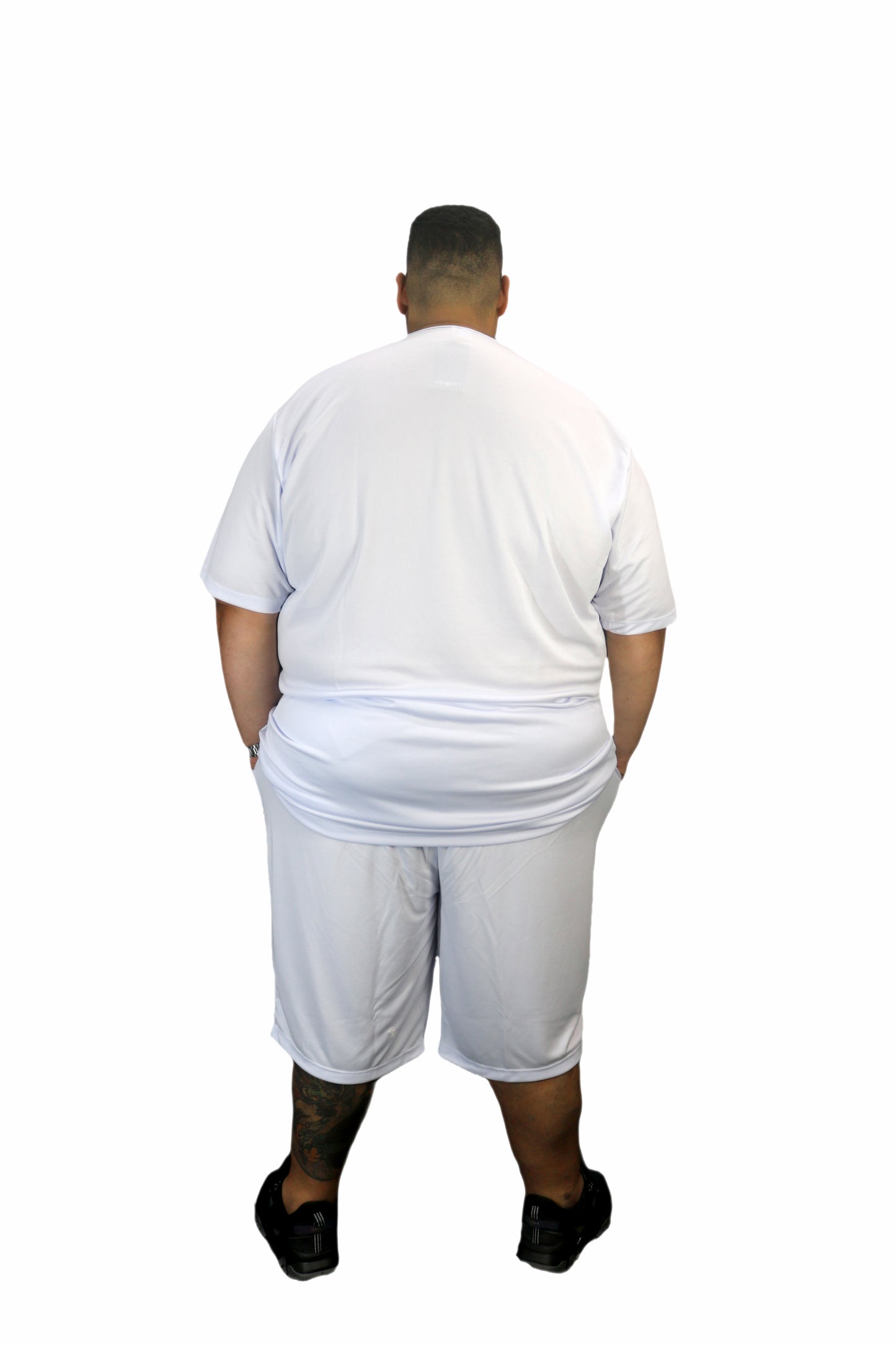 Camiseta Esportiva Dry-Fit Mesh Plus Size Tormenta