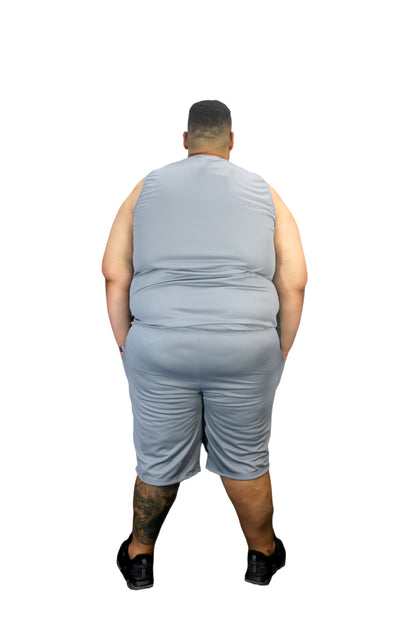 Bermuda Esportiva Dry-Fit Mesh Plus Size Tormenta