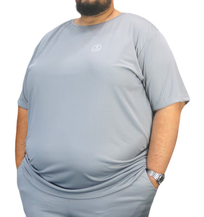 Camiseta Esportiva Dry-Fit Mesh Plus Size Tormenta