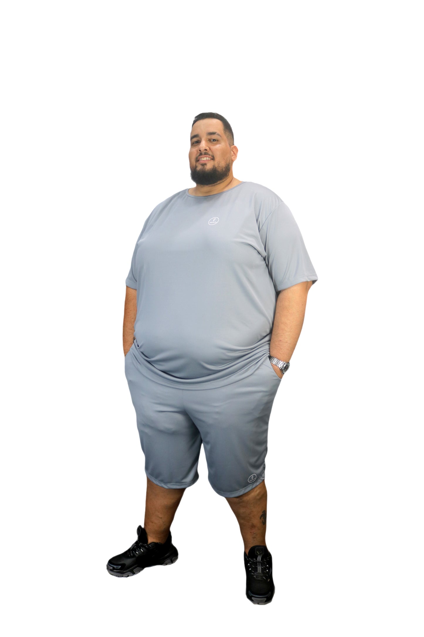 Camiseta Esportiva Dry-Fit Mesh Plus Size Tormenta