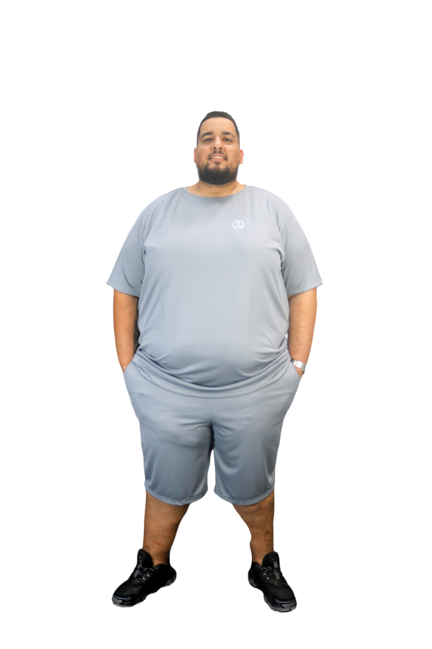 Camiseta Esportiva Dry-Fit Mesh Plus Size Tormenta