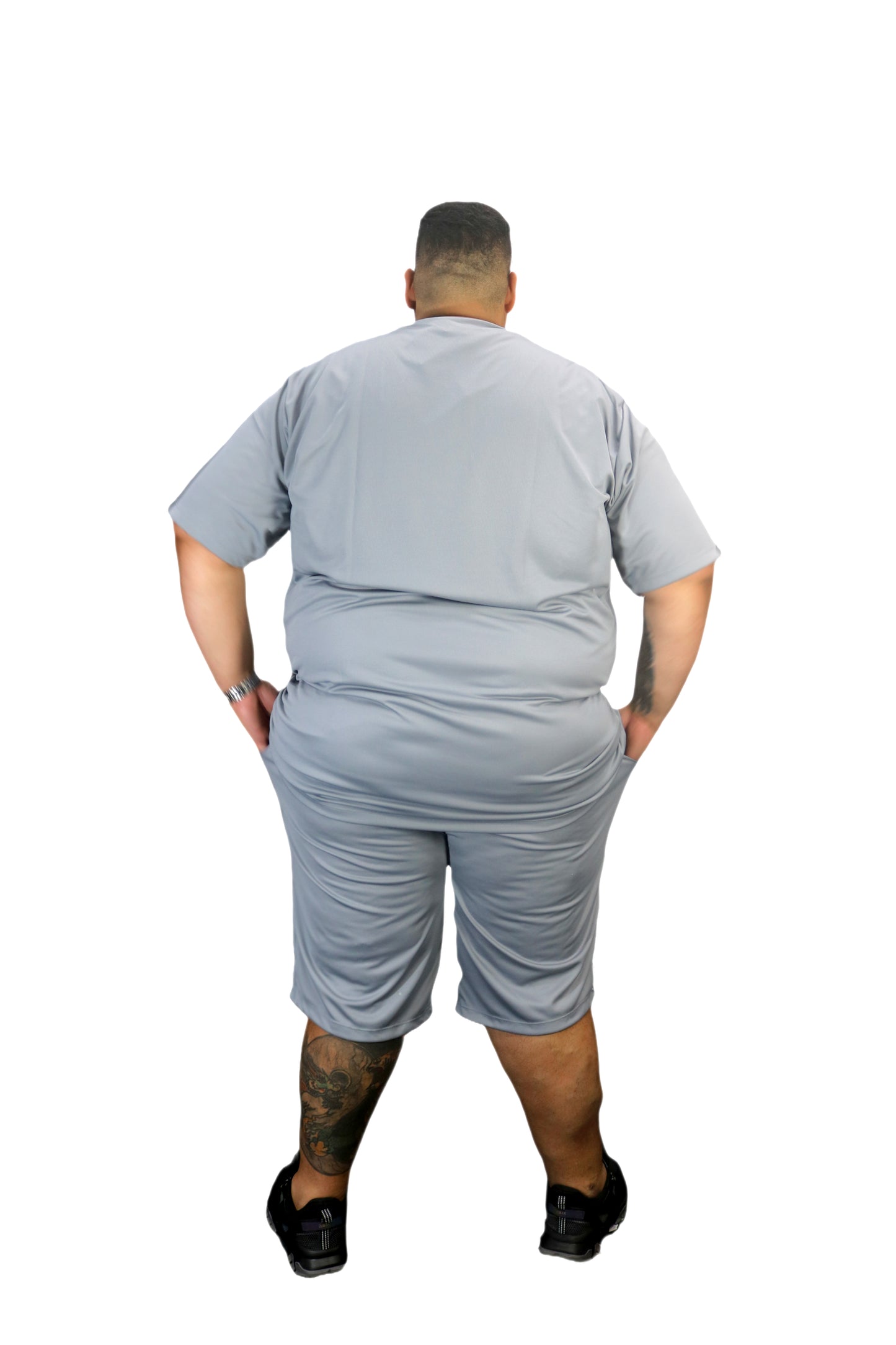 Camiseta Esportiva Dry-Fit Mesh Plus Size Tormenta